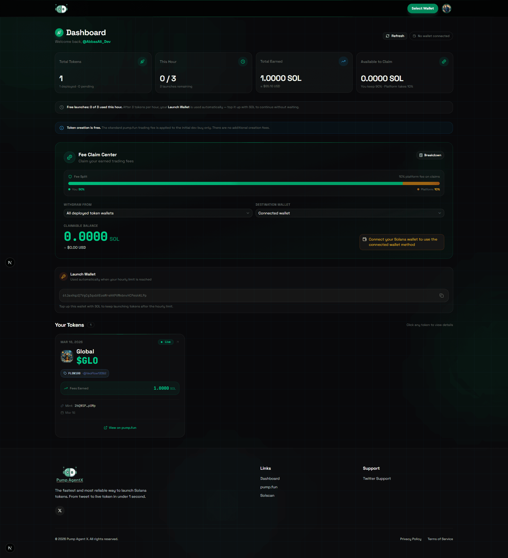 Pumpax Agent screenshot desktop