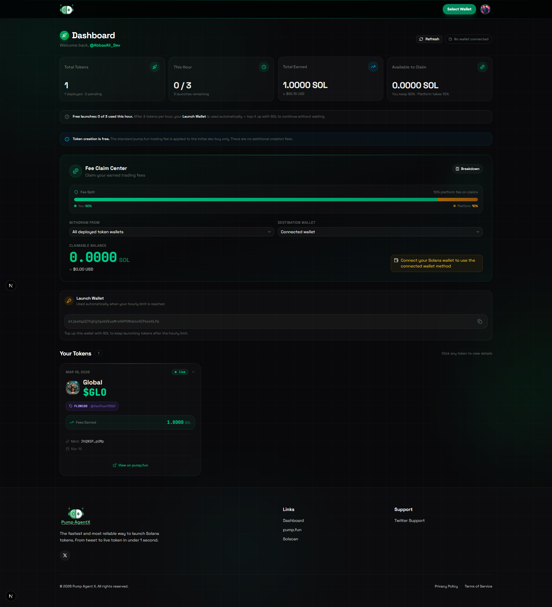 Pumpax Agent screenshot desktop